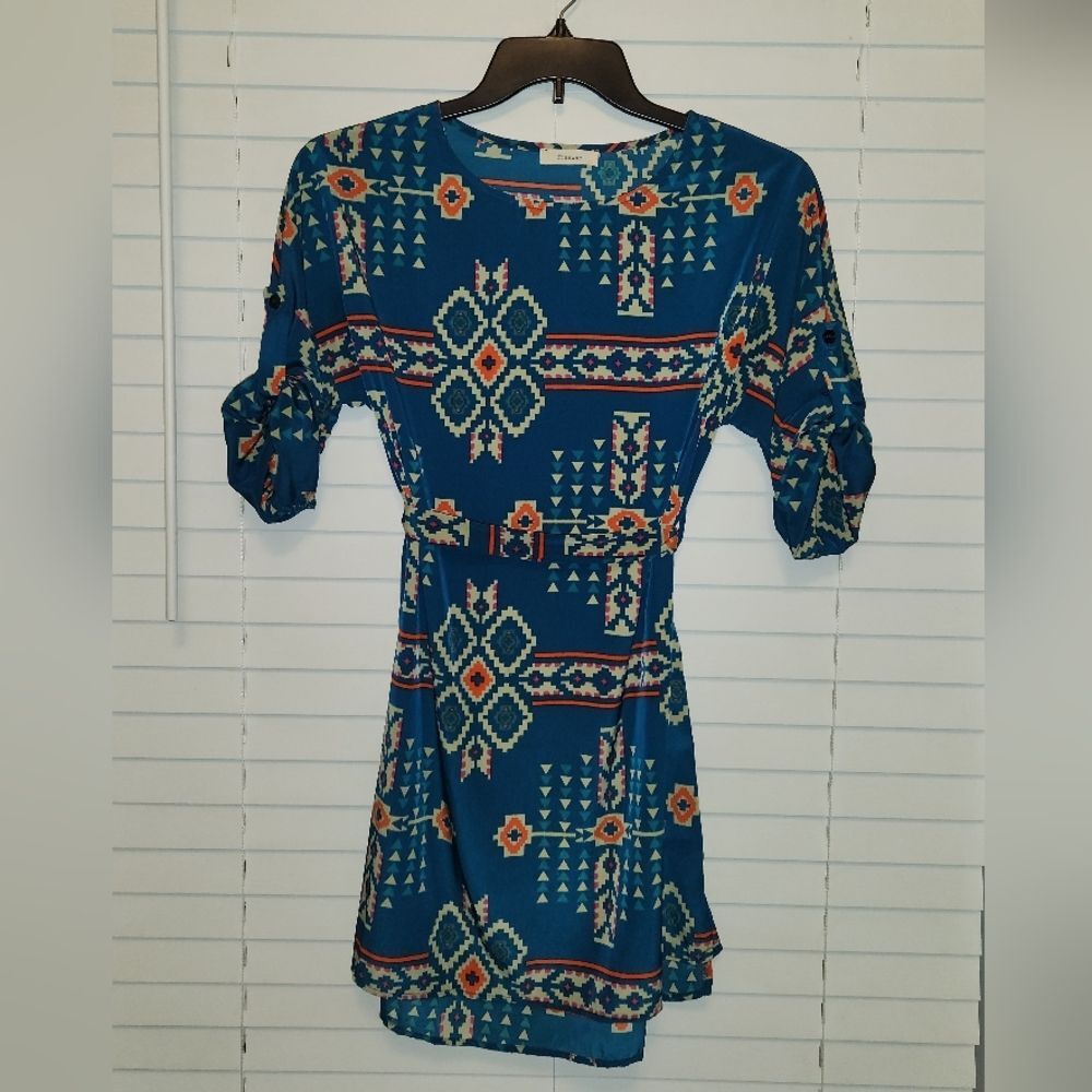Freeway Tribal Pattern Dress Size Small